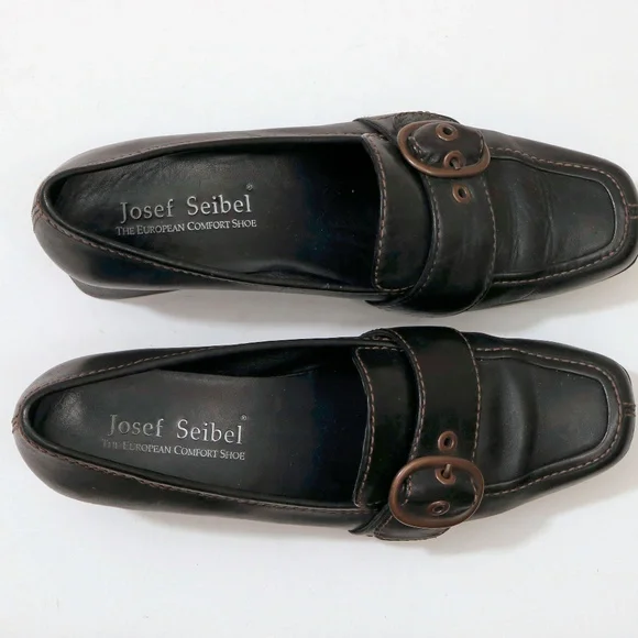 EUC Joseph Siebel Loafers Dark Brown - Picture 8 of 9